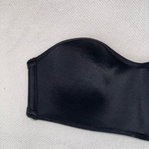 Strapless Bra Black 32B Gilligan & O'Malley Seamless Smooth - Picture 2 of 8